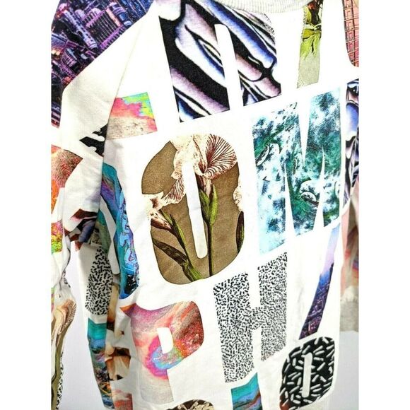 MOLO girls 10 US Sweatshirt Size 140 Alphabet Graphic Print Marina Molo Star - Picture 7 of 10